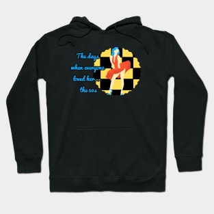 Retro style stickers Hoodie